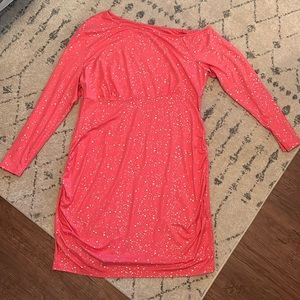Shein Pink Off Shoulder Dress